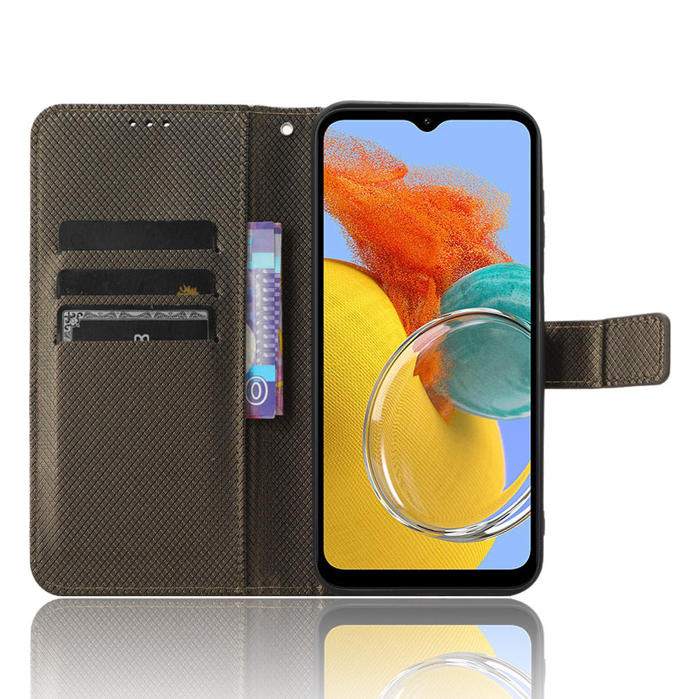 For Samsung Galaxy M54 5G / F54 5G PU Leather Magnetic Flip Case Diamond Texture Wallet Stand Phone Cover For Samsung Galaxy M54 5G / F54 5G PU Leather Magnetic Flip Case Diamond Texture Wallet Stand Phone Cover